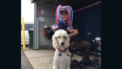 Journey is a five-year-old standard poodle, trained in Michigan.