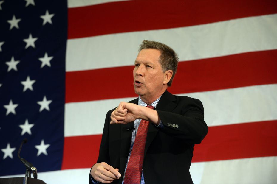 Ohio Gov. John Kasich joined the Republican field July 21 as he formally announced his White House bid.<br /><br />"I am here to ask you for your prayers, for your support ... because I have decided to run for president of the United States," Kasich told his kickoff rally at the Ohio State University.