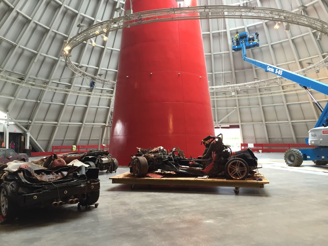 The National Corvette Museum in Bowling Green, Kentucky, is nearly finished repairing its Skydome which was severely damaged by a sinkhole in 2014. Eight valuable Corvettes fell into the hole. Three of them were salvageable. 