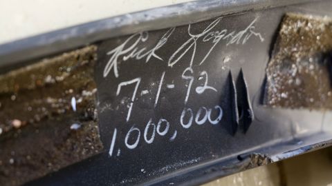 GM factory workers who rolled out the 1 millionth Corvette in July of 1992, had signed their names on hundreds of hidden places inside the car.
