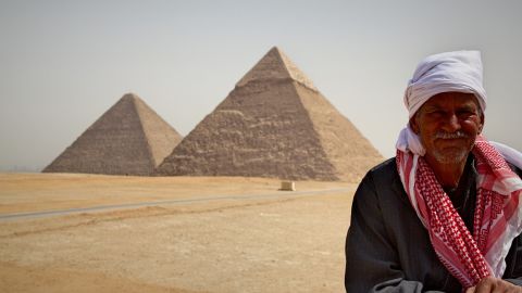 Portuguese tourist Fabio Passos captured this lovely image of the pyramids -- and a local enjoying the view -- in Giza, Egypt.  http://ireport.cnn.com/docs/DOC-1247654