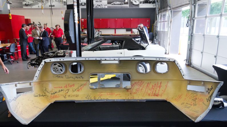 Each signature on the car amounted to a personal salute from one of  hundreds of proud men and women honoring their work and the museum piece they helped create. 