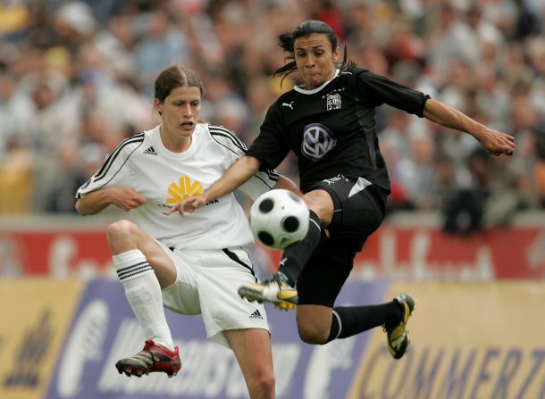 She enjoyed the most prolific period of her club career during a four-year spell at Swedish club Umea IK between 2004-2008, scoring an incredible 111 goals in 103 games.