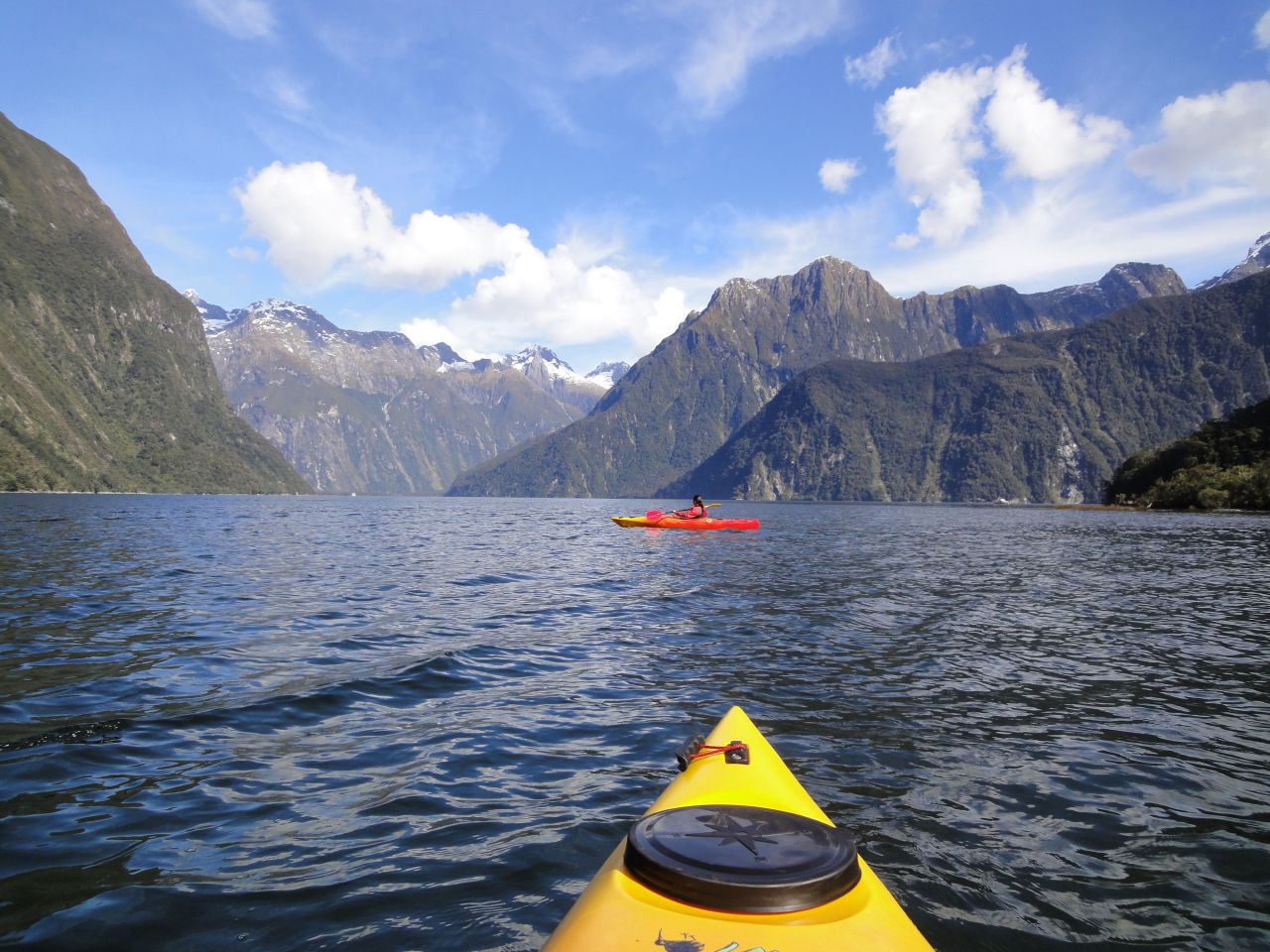 Tucked away in <a href="http://ireport.cnn.com/docs/DOC-1220194">Fiordland National Park</a>, travelers can kayak through its cool waters and get another perspective of the South Island's mountains and forests. 