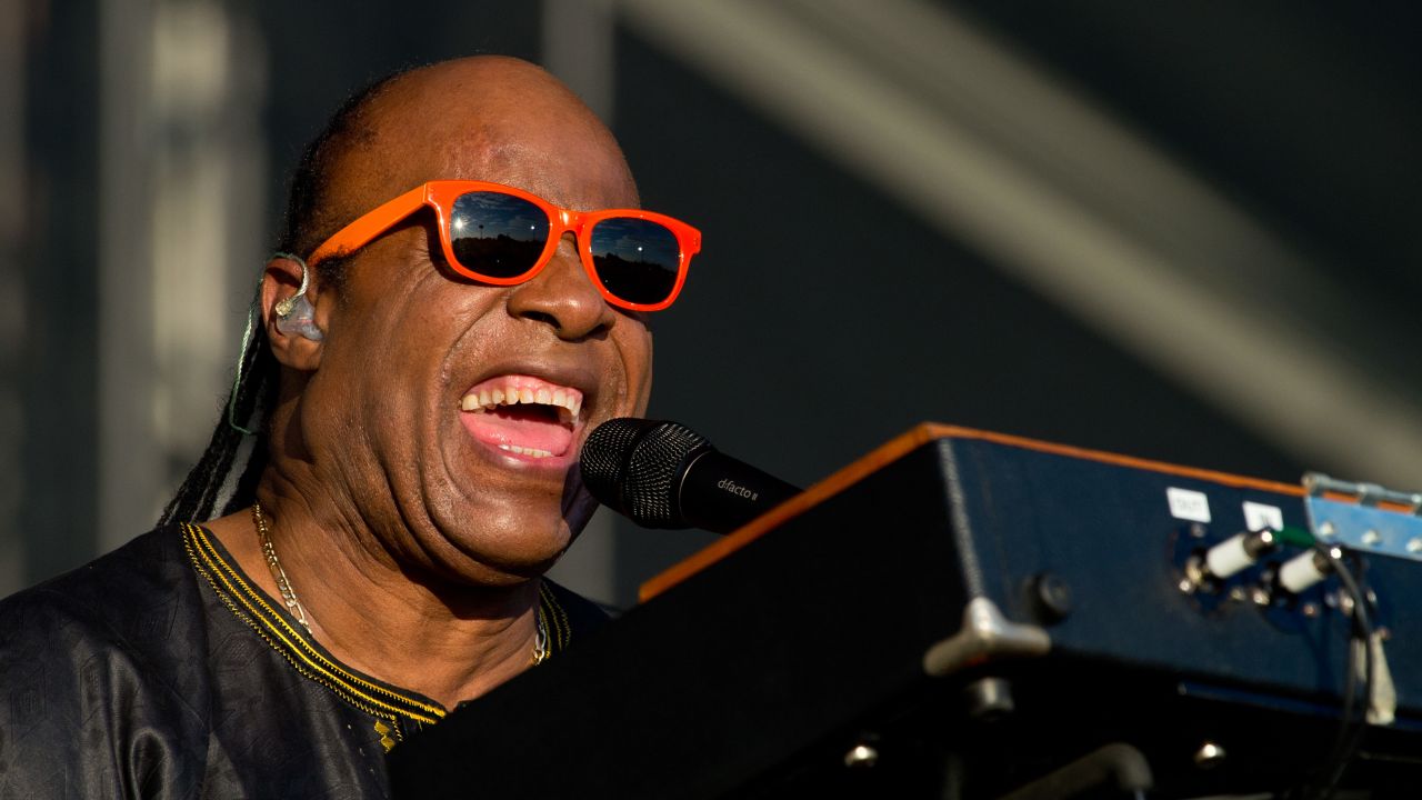 LONDON, ENGLAND - JUNE 29: Stevie Wonder (Born Stevland Hardaway Morris) performs on Day 2 of the Calling Festival at Clapham Common on June 29, 2014 in London, England. (Photo by Ben A. Pruchnie/Getty Images)