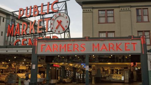 Pike Place Farmers Market in Seattle