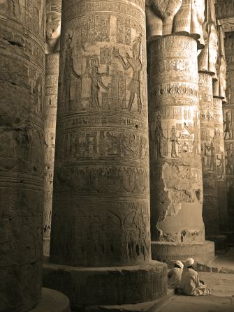 Egypt's stunning <a href="index.php?page=&url=http%3A%2F%2Fireport.cnn.com%2Fdocs%2FDOC-1247352">Temple of Hathor</a> is the focus of this peaceful image by retired U.S. citizen Randy Eckardt. "I've always enjoyed the friendliness of the people, and their playful sense of humor, what mostly draws me to Egypt, however, is the ancient history," he says. 