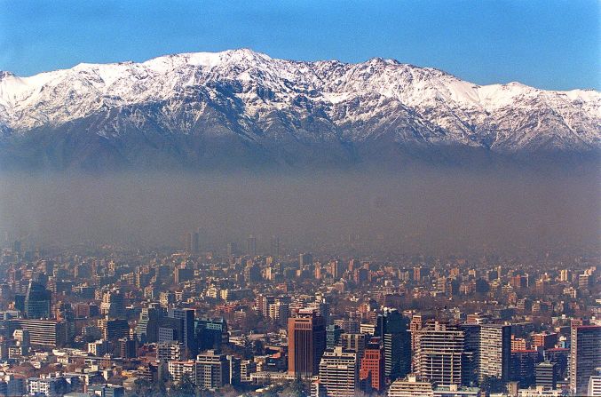 Chile's capital has two stadiums hosting matches during Copa America 2015. The Andes mountain range provides a stunning backdrop to Santiago, which regularly has problems with lingering smog.