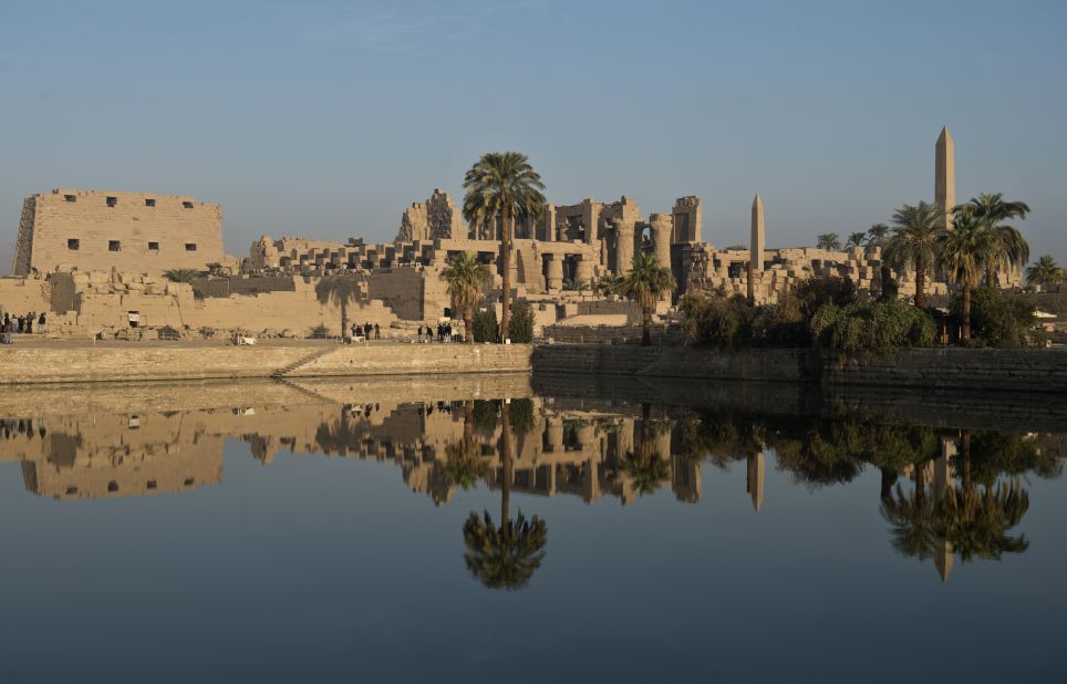 The Temple of Karnak, in the southern Egyptian city of Luxor, can be visited on luxury cruises down the Nile, along which tourists can track 5,000 years of history.