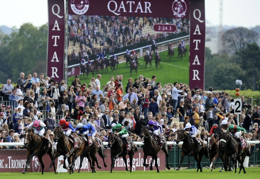 The oil-rich nation has increased its horse racing sponsorship in recent years. In 2008 Qatar became the sponsor of Europe's richest race -- the Prix de l'Arc de Triomphe, held every October at Paris' Longchamp racecourse. 