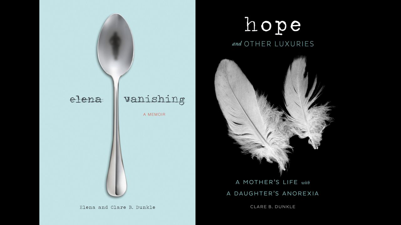 Elena and Clare both wrote books about their experiences and the process behind Elena's descent into anorexia, as well as her recovery, from their own perspectives. 