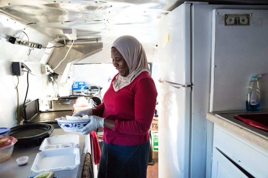 Omima Adam escaped bloodshed in Sudan and started a new life in Mountain View, Alaska.