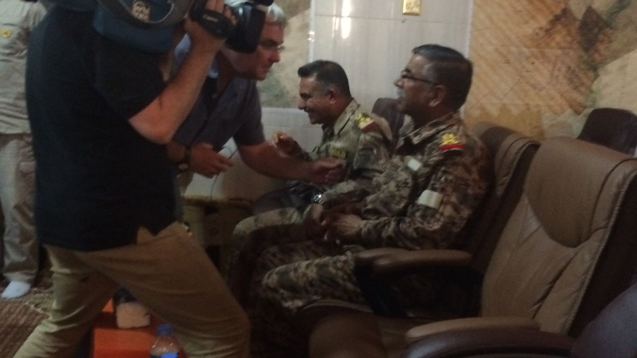 Ben Wedeman interviews Major General Jumaa Anad, commander of Salaheddin operations.