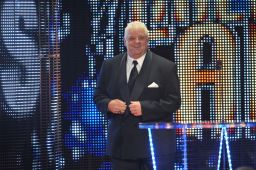 Dusty Rhodes, here at the WWE Hall Of Fame Induction Ceremony in April 2011, liked to pitch himself as an everyman.