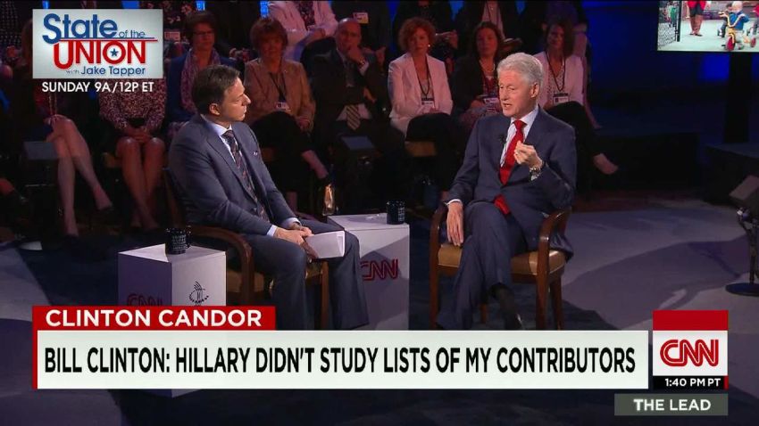 Exclusive Clinton On Foundation Controversy Cnn 