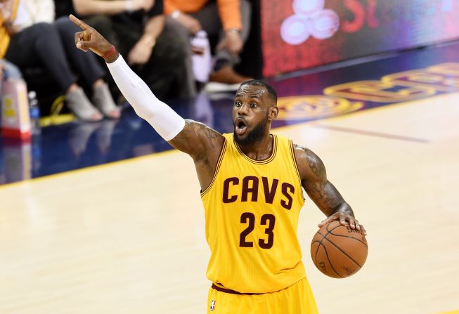 LeBron James has had to lift his game, in the absence of injured Kyrie Irving and Kevin Love, scoring a record 123 points in the first three games of the 2015 NBA Finals.  