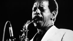(FILES) A photo taken on June 30, 1983 shows US jazz saxophonist and composer Ornette Coleman performing in Rome. Ornette Coleman, whose 1959 album "The Shape of Jazz to Come" is considered one of the most groundbreaking in the genre's history, died on June 11, 2015 in New York, at the age of 85. AFP PHOTO / ANSA -/AFP/Getty Images