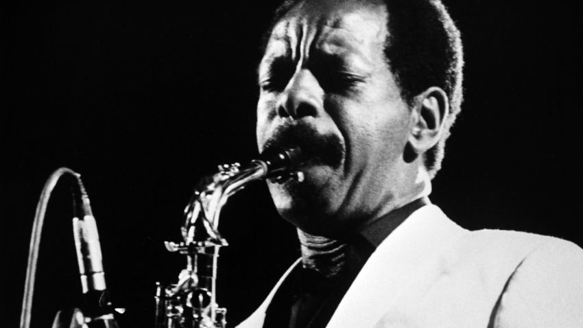(FILES) A photo taken on June 30, 1983 shows US jazz saxophonist and composer Ornette Coleman performing in Rome. Ornette Coleman, whose 1959 album "The Shape of Jazz to Come" is considered one of the most groundbreaking in the genre's history, died on June 11, 2015 in New York, at the age of 85. AFP PHOTO / ANSA -/AFP/Getty Images