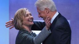 BIll and Hillary Clinton Sept. 2014
