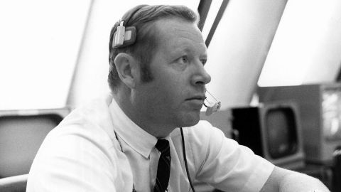 Jack King in November 1969, calling the launch of Apollo 12.