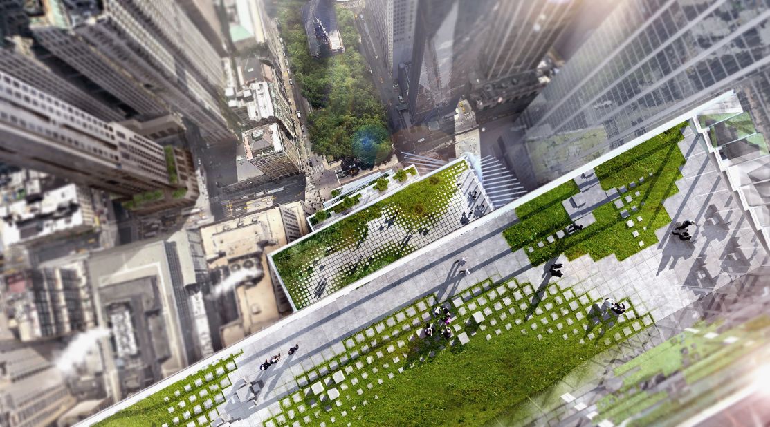 The 1,340 feet structure has also been designed to allow for outdoor terraces and stunning views of New York City. 