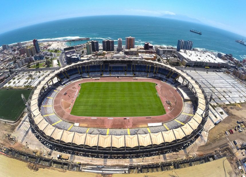 The city of Antofagasta lies 685 miles north of Santiago, situated in the wealthiest area of Chile. It generates the majority of its money through mining and is developing rapidly. On one side of the city's stadium -- Estadio Regional de Antofagasta -- lies the sea...