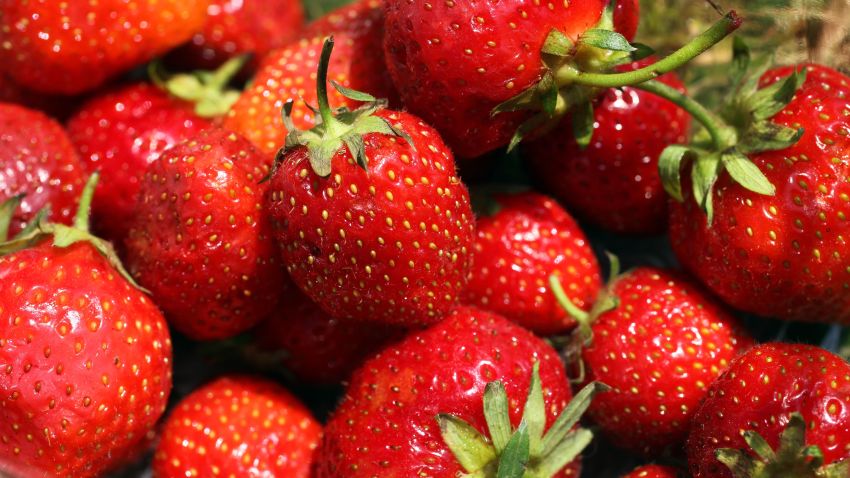 LONDON, ENGLAND - JUNE 28: Strawberries are seen on Day Seven of the Wimbledon Lawn Tennis Championships at the All England Lawn Tennis and Croquet Club on June 28, 2010 in London, England. (Photo by Oli Scarff/Getty Images)
