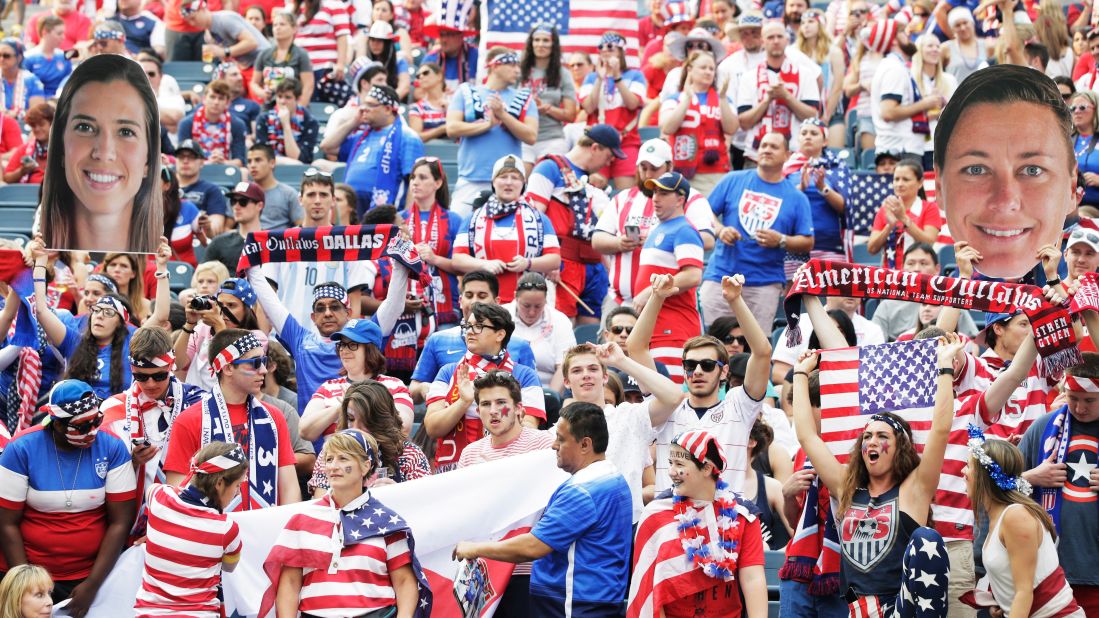 U.S. fans sing the national anthem before the Australia match. <a href="http://www.cnn.com/2015/06/06/sport/gallery/women-worlds-cup-2015/index.html" target="_blank">See more photos from the Women's World Cup</a>