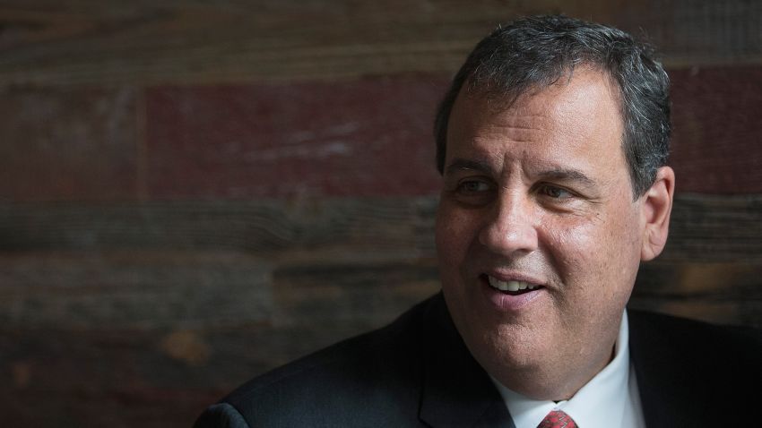 New Jersey Governor Chris Christie greets guests during a campaign event on June 12, 2015 in Cedar Rapids, Iowa. Christie is expected to announce soon that he will seek the Republican nomination for president.