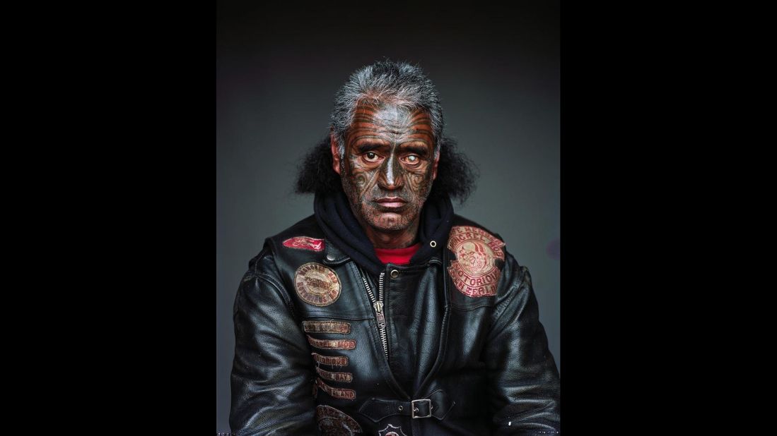 These haunting portraits by photographer Jono Rotman offer a close look at the largest gang in New Zealand, the Mongrel Mob.  After coordinating with a gang liaison, Rotman met mob members and gained unprecedented access to them. He took these portraits inside their homes from 2008 to 2014.<br />