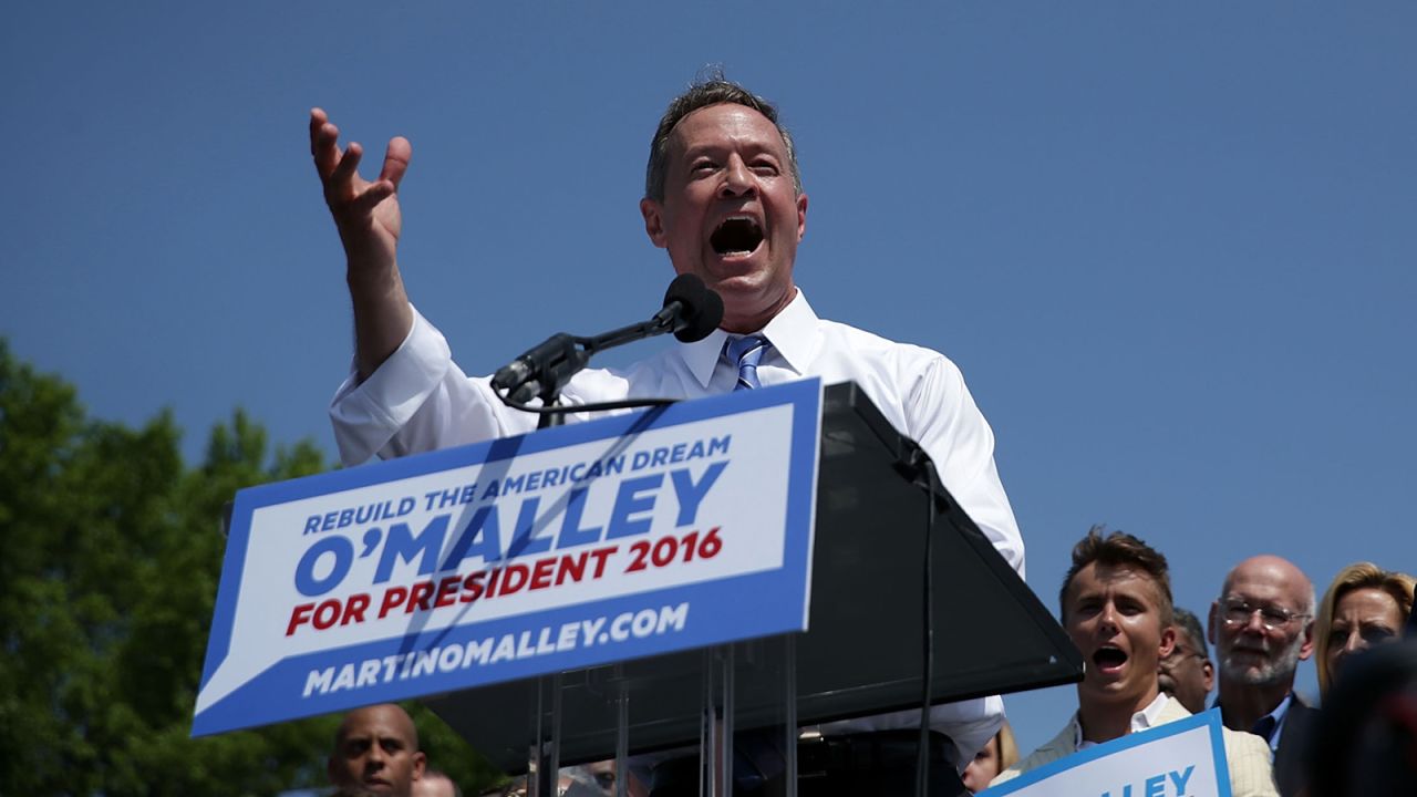 Former Gov. Martin O'Malley, D-Maryland, who has dropped out of the presidential race.