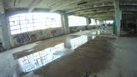 The abandoned TV studio where police made the arrests is a popular place for graffiti artists and people playing paintball-like games with air guns.