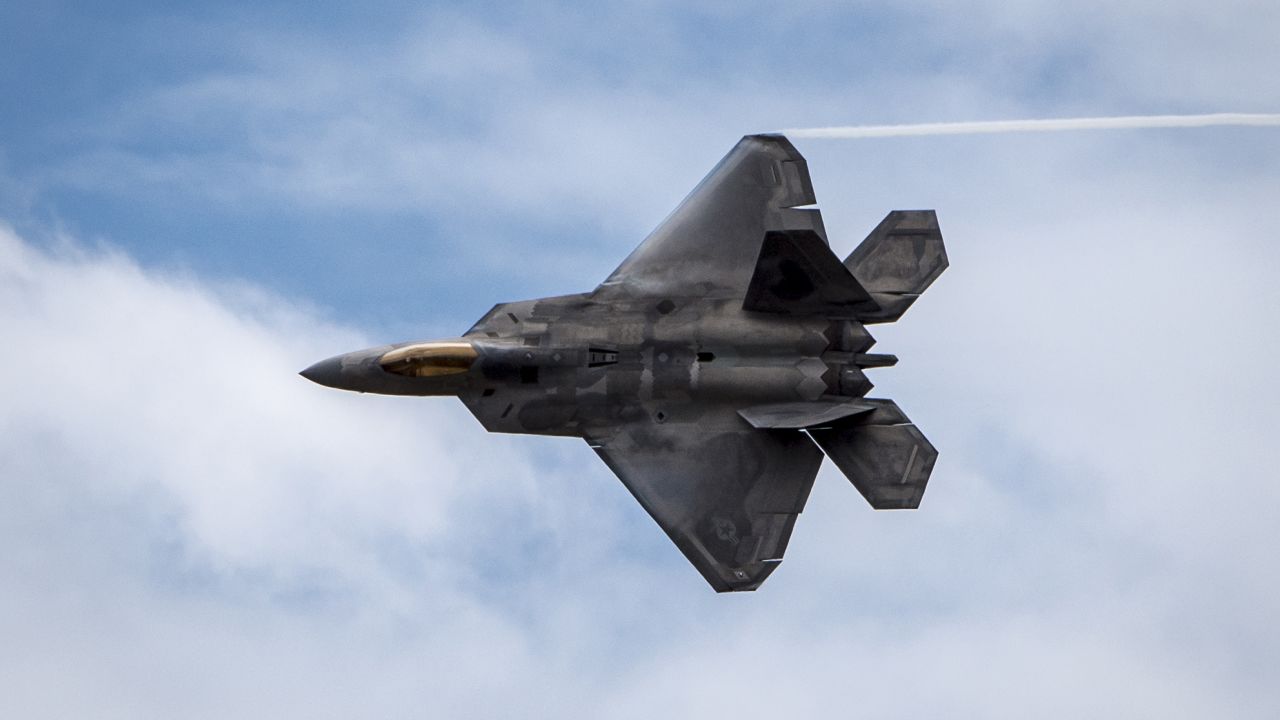The F-22 Raptor is the Air Force's most-advanced aircraft. The Raptor's sophisticated aero design, advanced flight controls, thrust vectoring, and high thrust-to-weight ratio provide the capability to outmaneuver all current and projected aircraft.