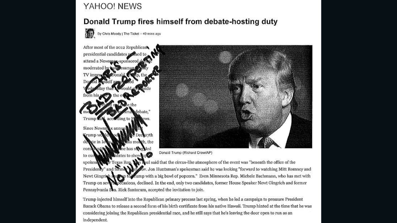 Donald Trump reporter