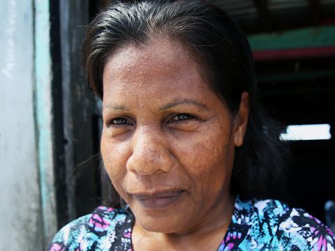 Wina Anmontha says her daughter, Roselinta, moved from Majuro to the United States in part because of fears that floods are becoming more common here. 