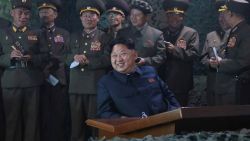Supreme Commander of the Korean People's Army Kim Jong Un watched a drill of firing new type anti-ship rockets. The 'highly intelligent rockets' were tested in the early morning hours on Tuesday, June 16th, 2015