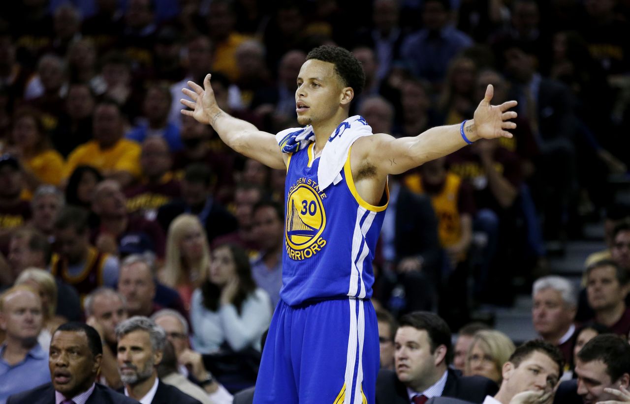 Stephen Curry of the Golden State Warriors was last year's MVP and title winner, but competition will be fierce for both trophies this season. 