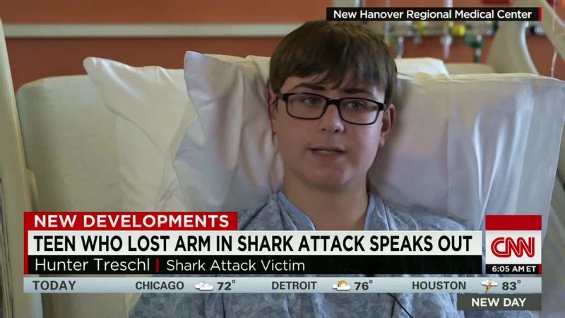 Teen Shark Attack Victim Speaks Out | CNN