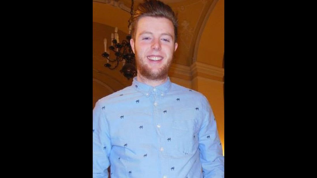 Eoghan Culligan was another of the five Irish students killed in the collapse.