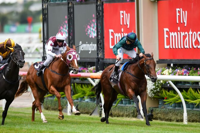 Wandjina, seen here winning the Australian Guineas, is due to run on the final day of Ascot in the Diamond Jubilee.