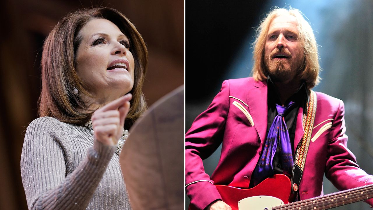 Tom Petty objected to Michele Bachmann's campaign playing his 1977 hit "American Girl" after it was played during the kickoff event for the Minnesota representative's presidential bid. 