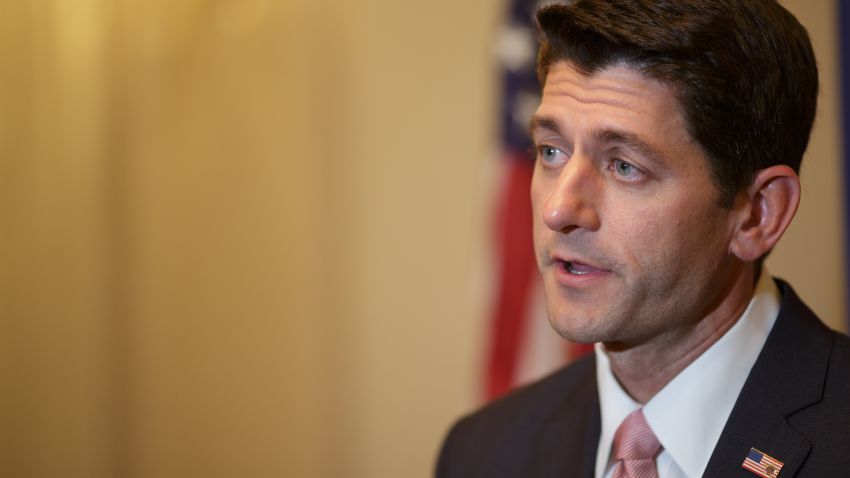 U.S. Rep. Paul Ryan (R-WI) speaks during a press conference at the Union League Club of Chicago August 21, 2014 in Chicago, Ilinois.