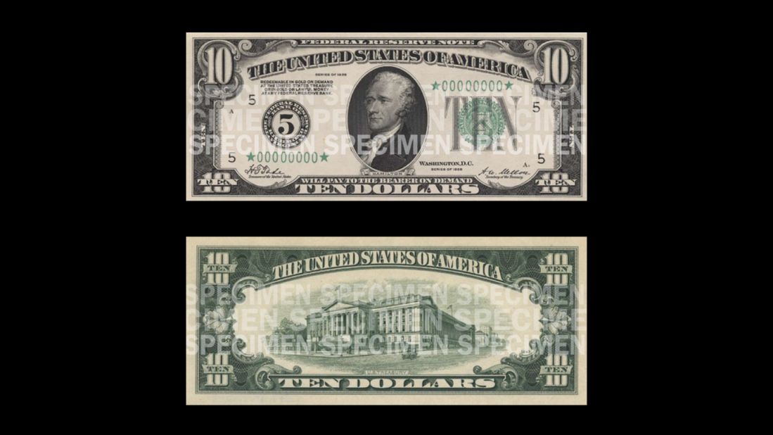 1929 marked the year in which all currency was reduced in size. The cost-cutting measure also meant that designs were standardized across denominations. 