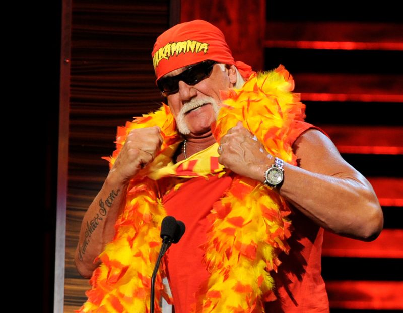 Hulk Hogan heard saying the n-word on tape image