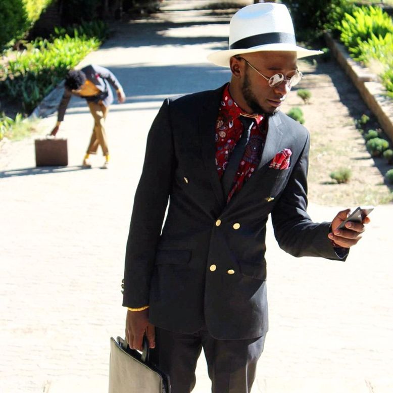 Lourens "Loux" Gebhardt is a part-time designer and stylist who has become a viral superstar in Namibia.<br />