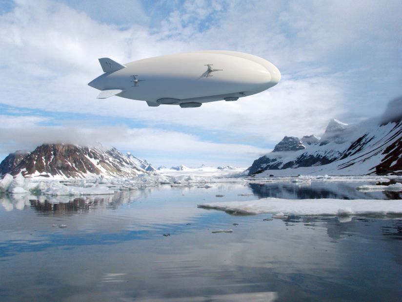 <strong>Lockheed Martin LMH-1: </strong>The first LMH-1 hybrid airship is under construction at Lockheed Martin's plant in Palmdale, California. It can carry up to 19 passengers in its gondola. 