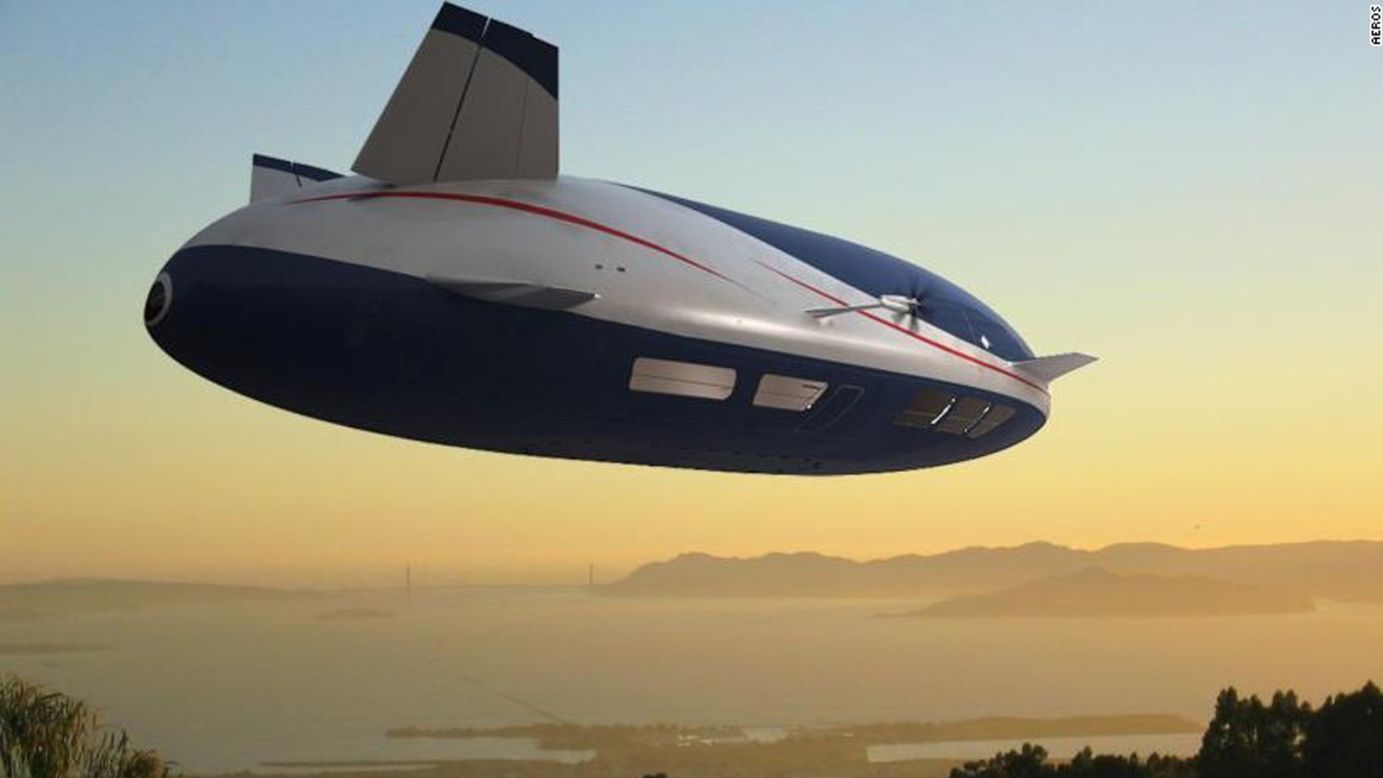 Another cargo-carrying blimp in the works is the Aeroscraft from U.S.-based aviation company, Aeros.