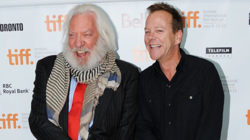 Between the two of them, actors Donald and Kiefer Sutherland's careers span almost 75 years. Kiefer is apparently named after Warren Kiefer, who directed Donald Sutherland's theatrical film debut. 