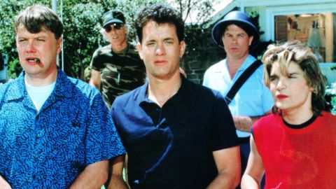 Rick Ducommun, left, starred in "The 'Burbs" with Tom Hanks and Corey Feldman.
