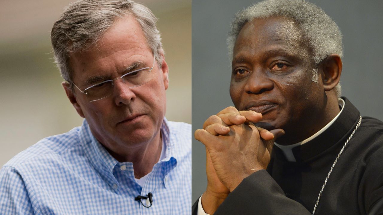 aman cardinal turkson jeb bush
